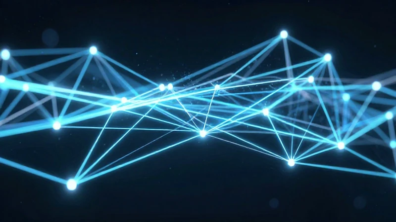 Podrías detallar el organigrama y la estructura de Amazon 7 Red abstracta brillante, futurista y conectada