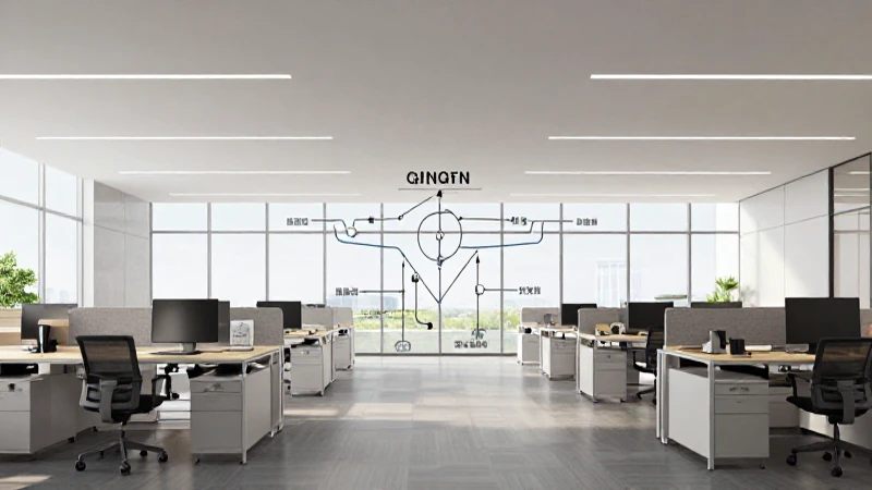 Espacio de oficina moderno, amplio y luminoso