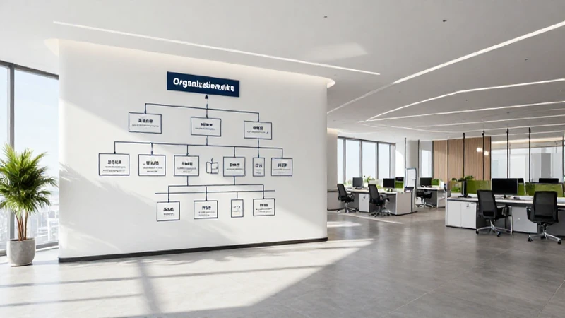 Oficina moderna con estructura corporativa brillante