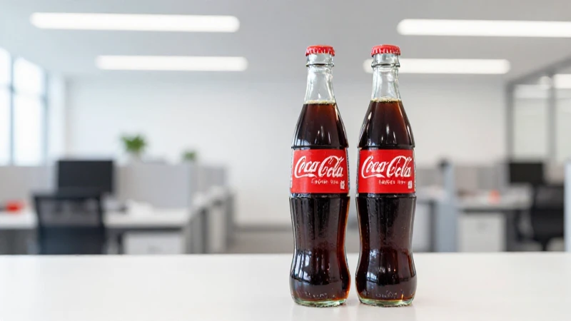 Cuál es el organigrama y cuáles son las funciones de Coca-Cola 6 Oficina moderna con Coca-Colas destacadas
