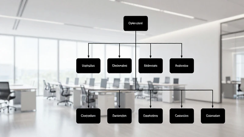 Oficina moderna, diagrama y luz brillante