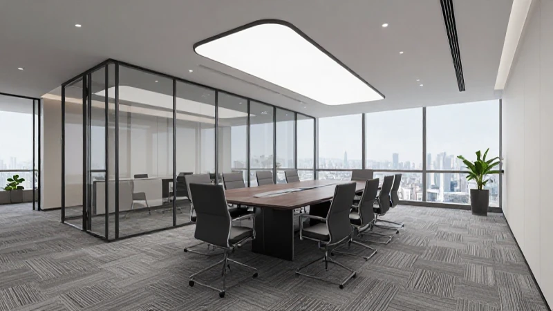 Cuáles son las claves del organigrama en una empresa 7 Oficina moderna con sala de reuniones de cristal