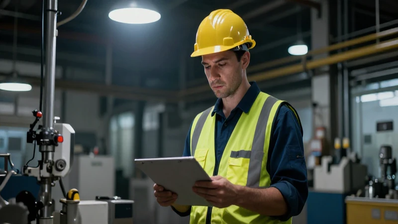 Cómo es el organigrama y funciones de una empresa industrial 6 Trabajador industrial bajo iluminación dramática