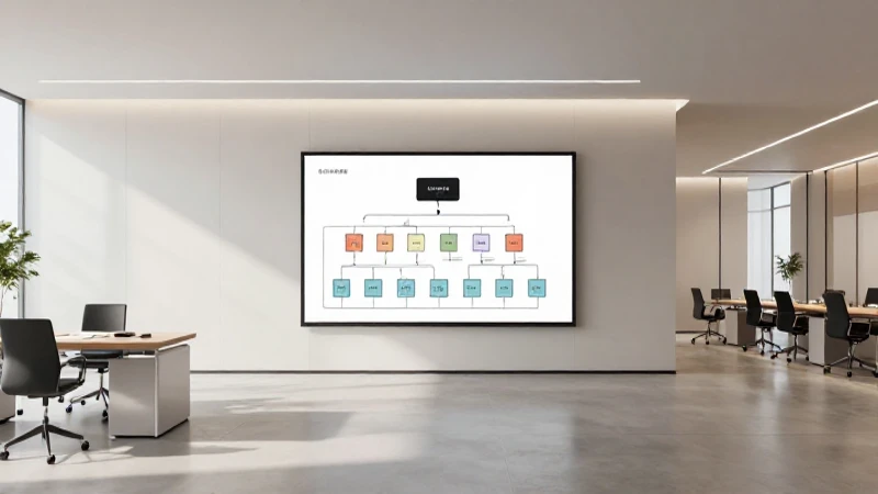 Cuál es el organigrama y funciones en empresas privadas 8 Oficina moderna, diseño minimalista e iluminación suave