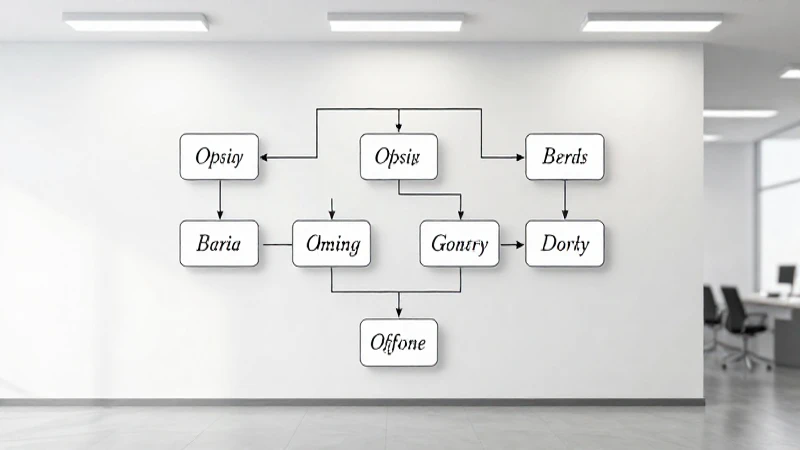 Cómo crear un organigrama de procesos de manera eficaz 8 Diseño moderno con iluminación suave y limpia