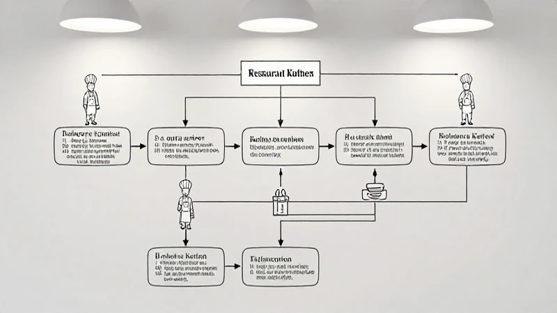 Plano del restaurante con el jefe visible