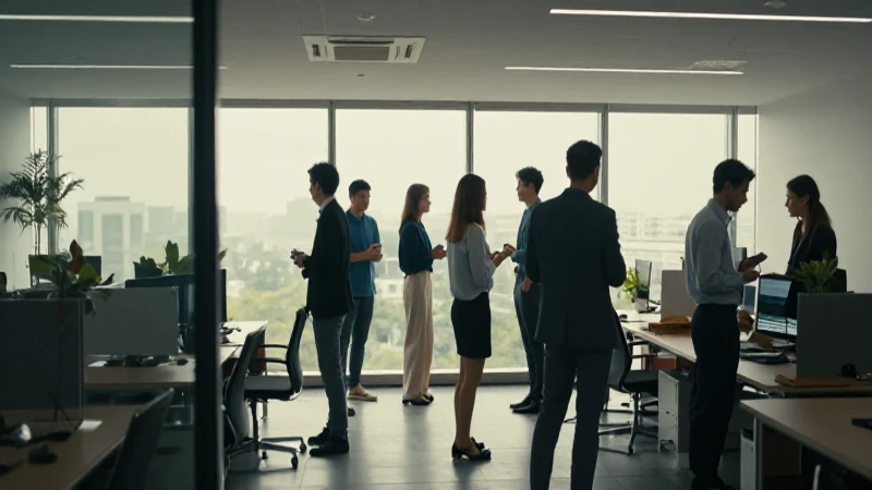 Cuáles son funciones y estructura del organigrama de RRHH 7 Espacio corporativo moderno con gente conectada