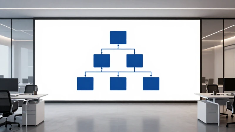 Cuáles son funciones y estructura del organigrama de RRHH 3 Oficina moderna con jerarquía corporativa visible