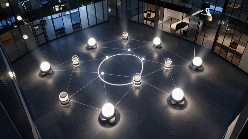 Cuáles son características y funciones del organigrama 2026 de PepsiCo 3 Espacio corporativo iluminado con diseño conectado