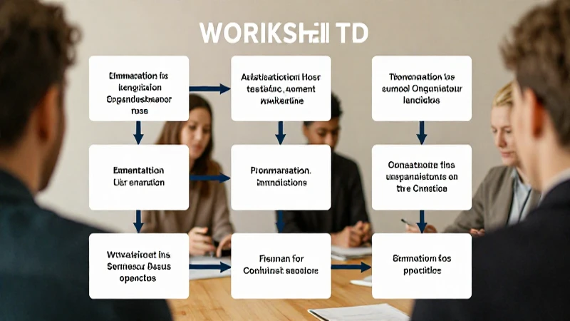 Cómo optimizar la estructura de un taller mecánico 5 Interior cálido con gráfico organizacional difuminado
