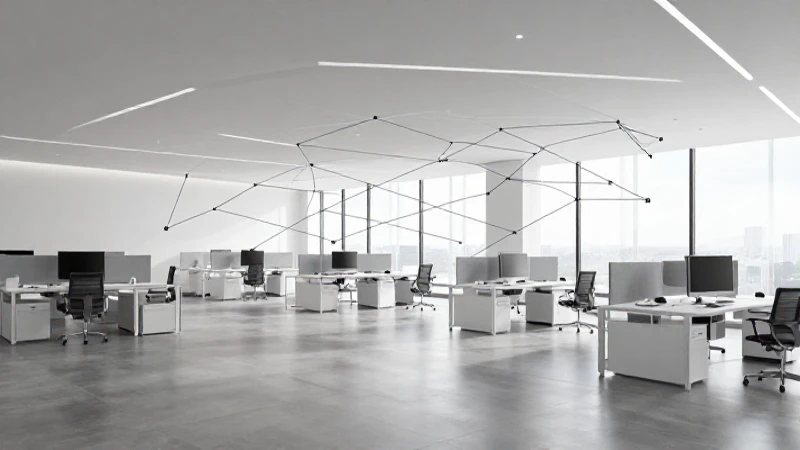 Espacio moderno, minimalista y conectado