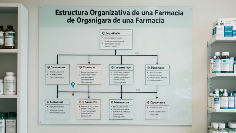 Organigrama de una Farmacia: Estructura y Funciones Clave 3 Organigrama de farmacia: estructura y funciones