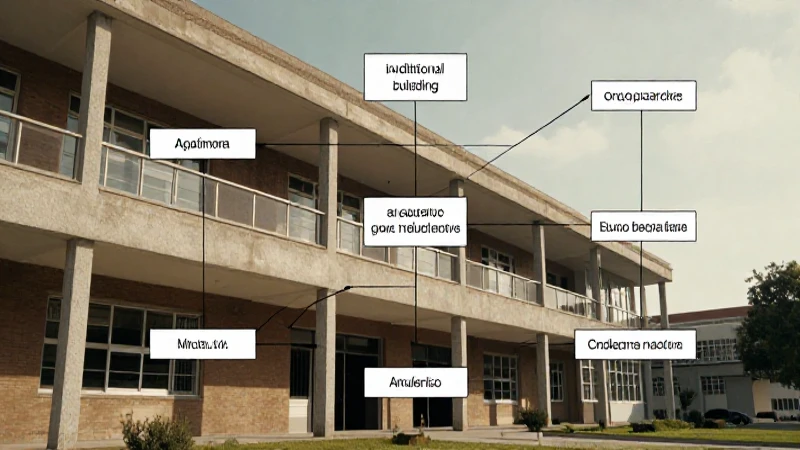 Diagrama arquitectónico muestra estructura institucional