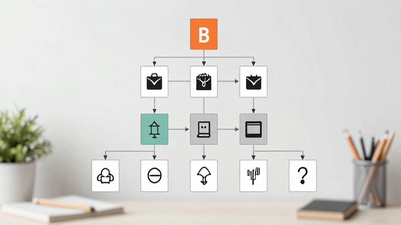 Diagrama organizacional isométrico con luz suave