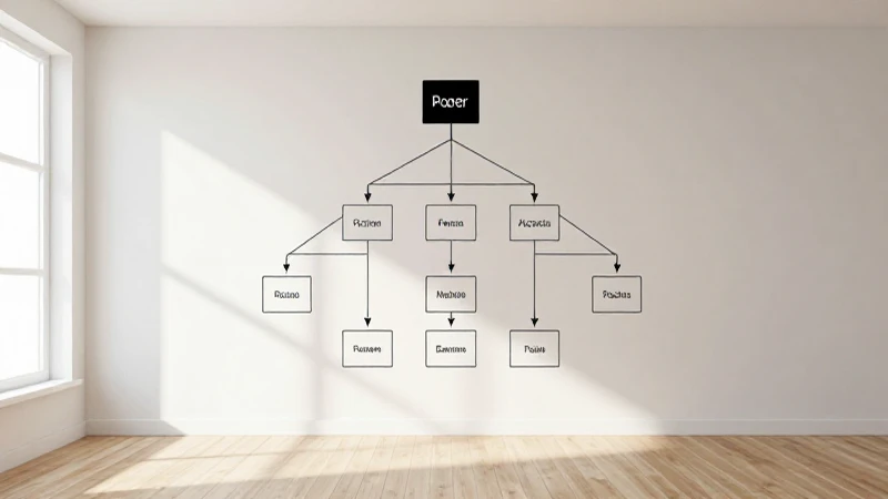 Interior de librería con luz y diagrama simplificado