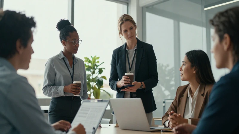 Cuál es el organigrama y funciones clave de Volkswagen 7 Oficina moderna con colaboración laboral cinematográfica