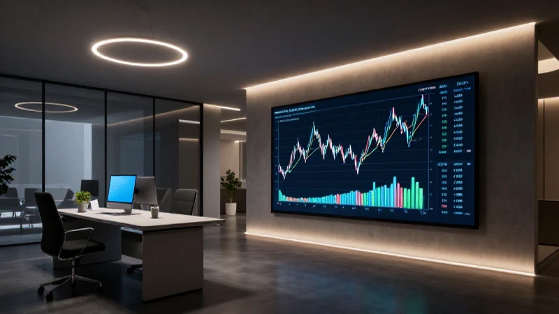 Cuál es la estructura y funciones del Departamento de Finanzas 3 Gráficos financieros iluminados en oficina moderna