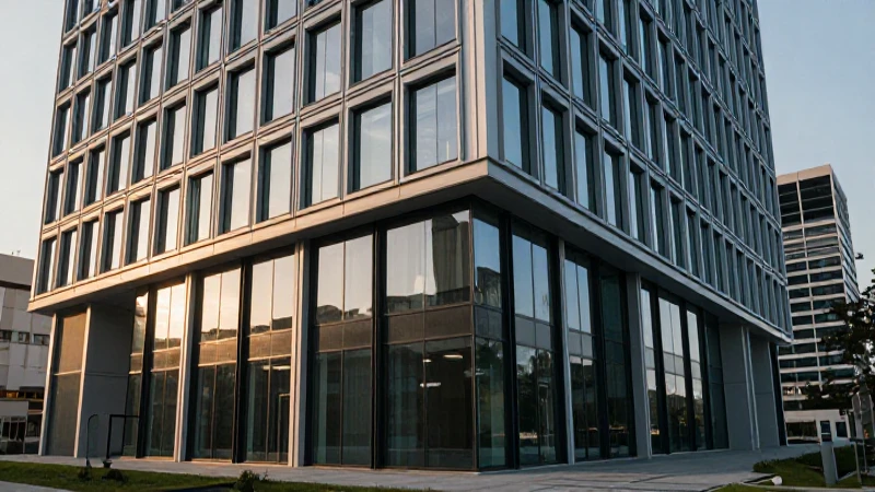 Cuál es la estructura y funciones del Departamento de Finanzas 6 Edificio moderno con amplias ventanas reflectantes
