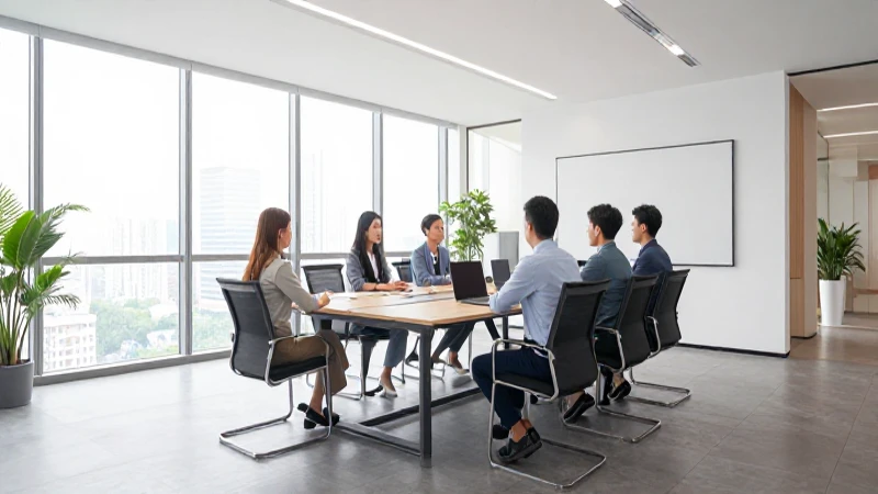 Cuál es el organigrama del Departamento de Ventas 4 Reunión de ventas en oficina moderna y luminosa