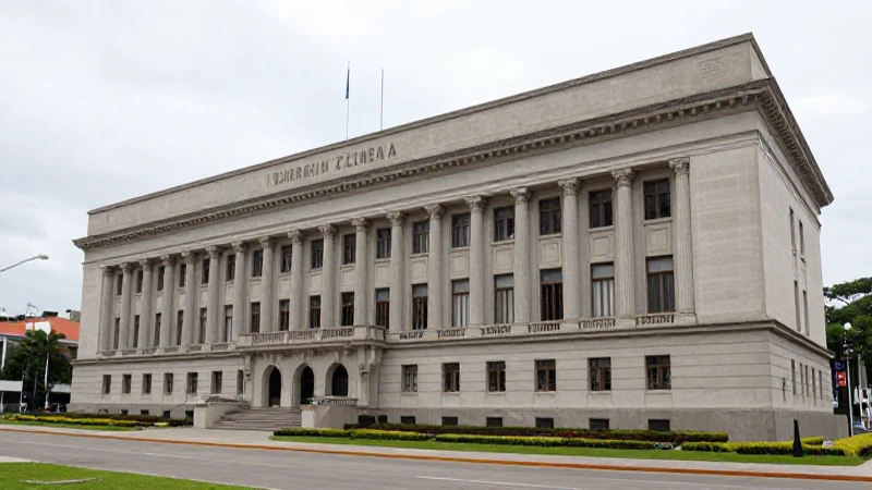 Organigrama del TSJ Venezuela: Estructura y Funciones Clave 14 Edificio del Tribunal Supremo venezolano bajo cielo nublado