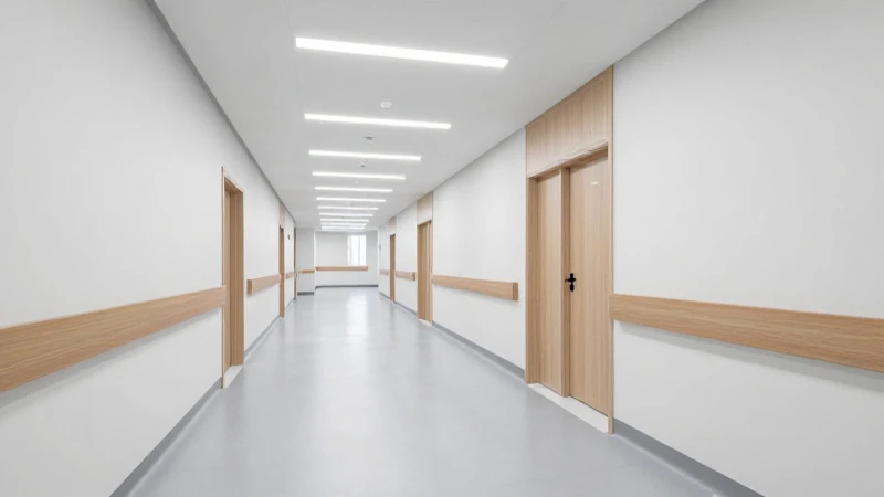 Cuál es el organigrama y funciones del Hospital Negrín 10 Pasillo de hospital moderno, iluminado y amplio
