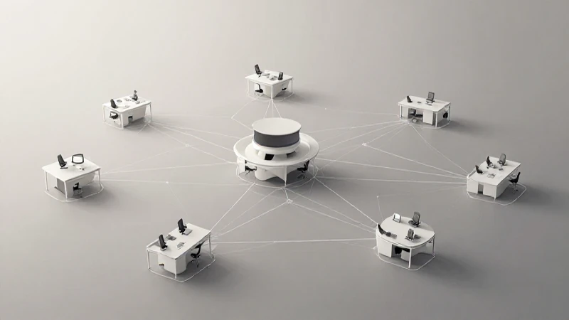 Cuáles son las ventajas del organigrama mixto en empresas 5 Oficina moderna, minimalista y conectada visualmente