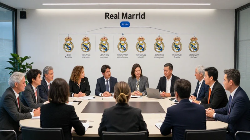 Reunión profesional del Real Madrid captada fotográficamente