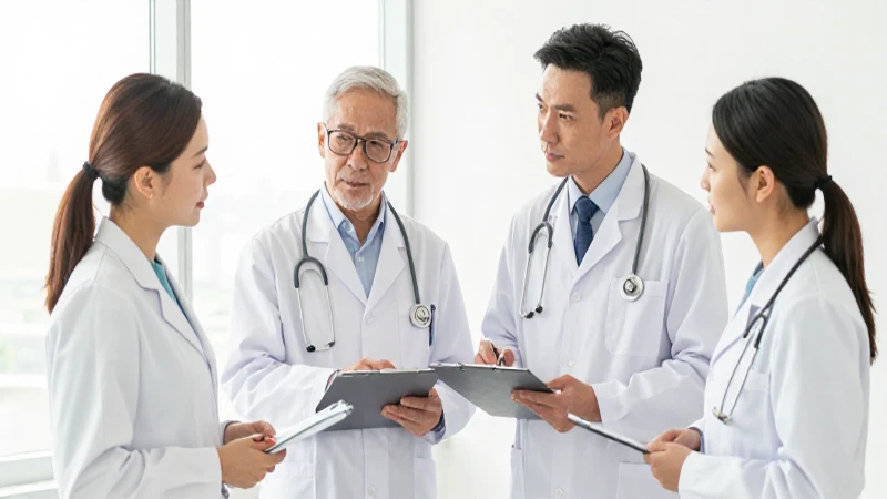 Qué es el organigrama SES y cómo funciona específicamente 7 Profesionales sanitarios colaboran, estilo corporativo suave