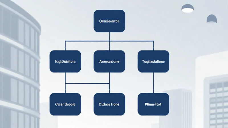 Diagrama corporativo moderno, vista isométrica