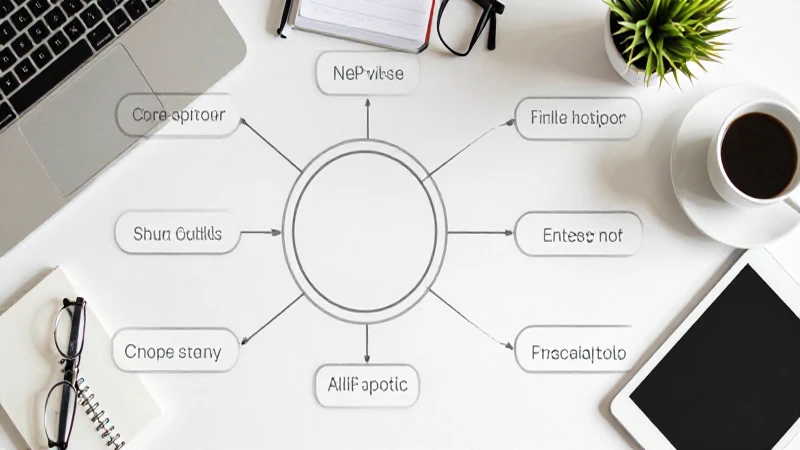 Espacio moderno con diagrama y luz suave