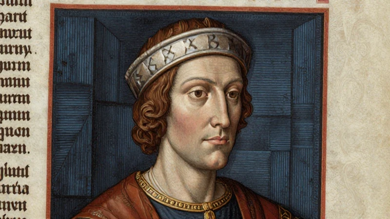Retrato imperial carolingio, drama iluminado y cercano
