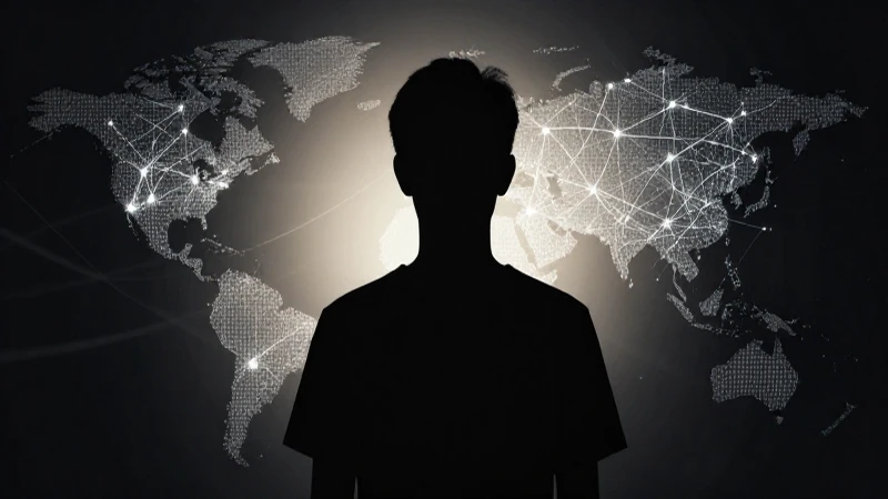Origen de la Victimología: Línea de Tiempo y su Evolución 9 Silueta víctima, redes globales, luz dramática