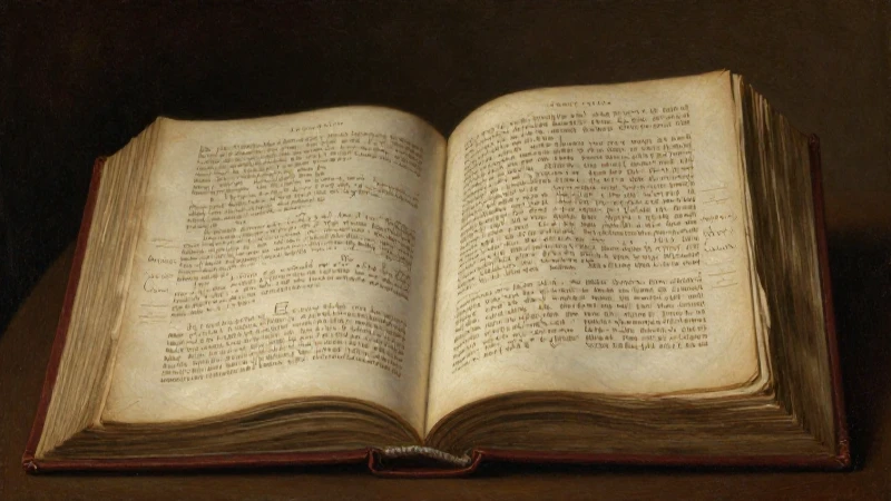 Erudito renacentista abre libro antiguo iluminado