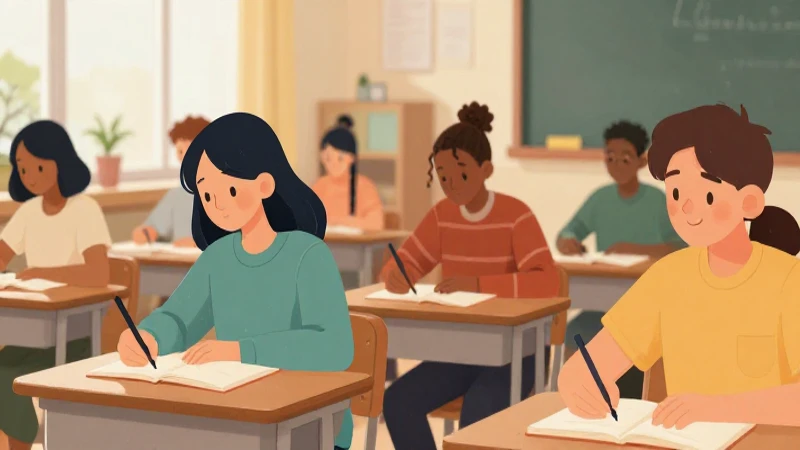 El Esquema Pad: Lo que tienes que saber 5 Aula diversa, luz cálida e ilustración colorida