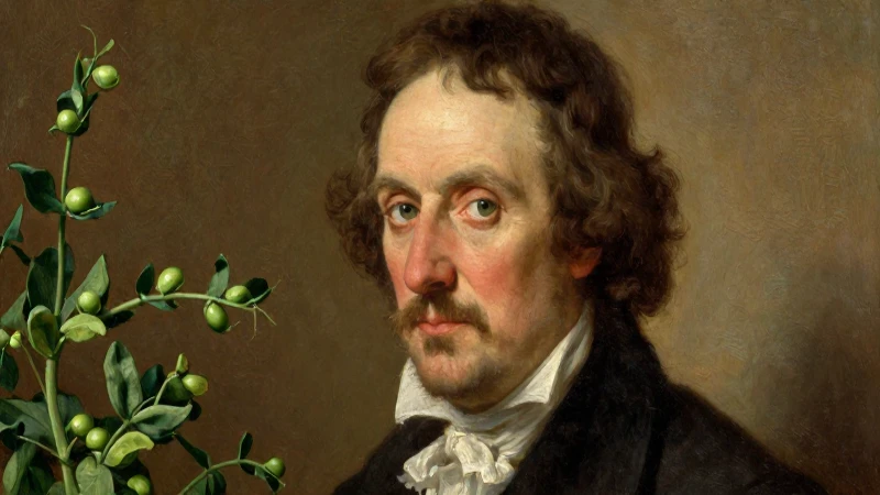 Quiénes son los padres de la biología y sus descubrimientos 7 Retrato de Mendel con plantas y luz cálida
