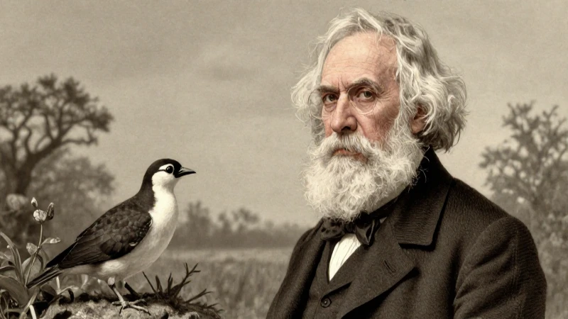 Quiénes son los padres de la biología y sus descubrimientos 6 Grabado antiguo de Darwin y sus pinzones