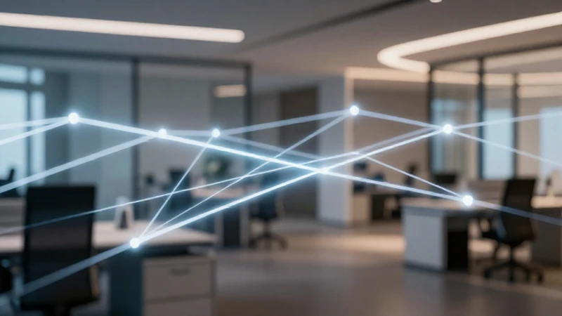 Dónde puedo crear organigramas interactivos 8 Espacio moderno con redes luminosas y suaves luces