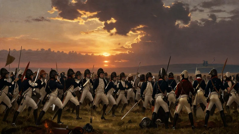 Napoleón cayó en Waterloo, dramático y cinematográfico