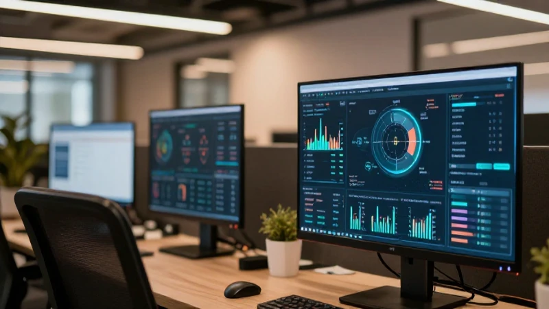 Esquema de Paquetes: Lo que tienes que saber 3 Oficina moderna con datos visualizados profesionalmente