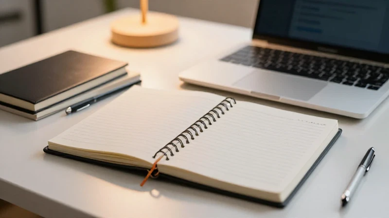 Espacio limpio y profesional para el trabajo creativo