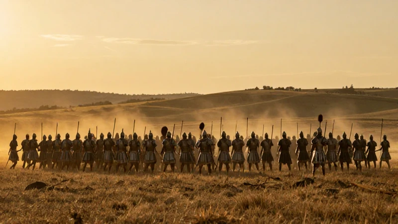 Falcónes macedonios se enfrentan al atardecer dorado