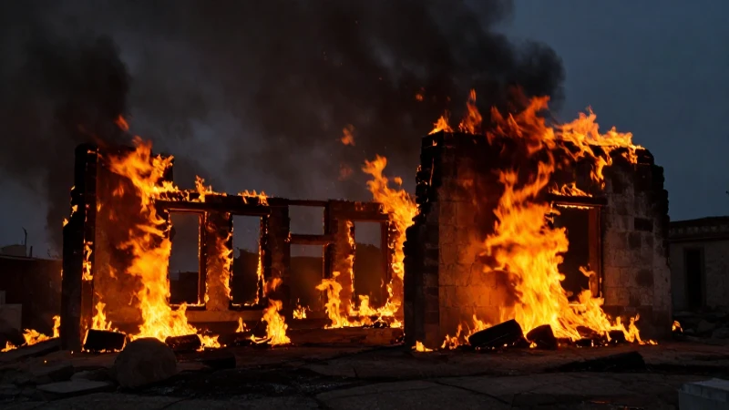 Conquistadores españoles dominan ruinas ardientes