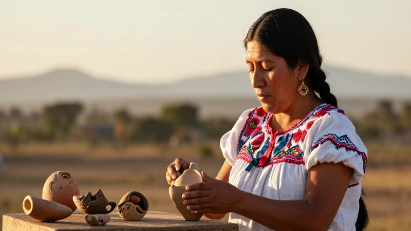 Línea de tiempo de la cultura Purépecha: historia y periodos 7 Mujer purépecha viste prenda tradicional antigua