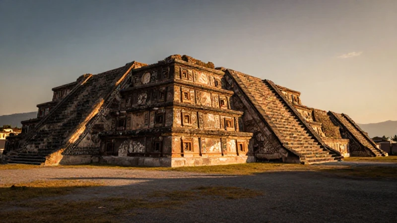 Línea de tiempo de la cultura Purépecha: historia y periodos 3 Ruinas purépechas doradas al atardecer