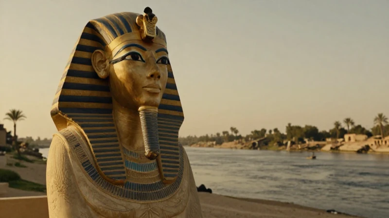 Cuáles son los periodos de la civilización egipcia 4 Faraón al atardecer, río Nilo cinematográfico