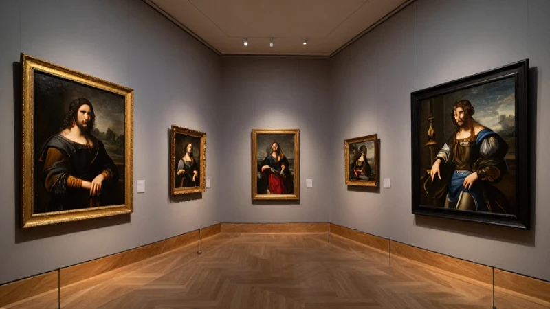 Quiénes son los pintores famosos en la historia del arte 3 Pintura renacentista en galería con luz dramática