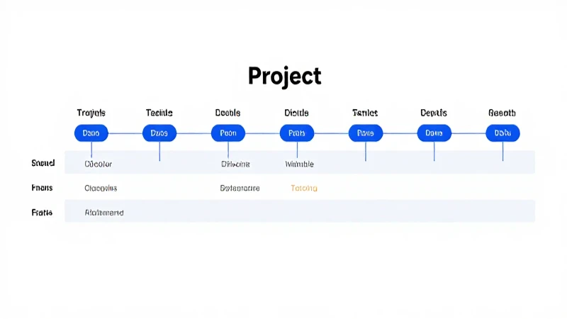 Gráfico del proyecto con diseño limpio