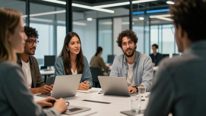 Cuáles son las características y funciones del organigrama de Netflix 7 Equipo diverso ideando en ambiente moderno