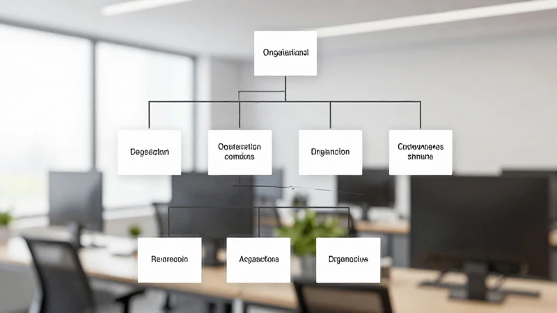 Plantilla de Organigrama en Word: Diseño Fácil y Efectivo 8 Oficina moderna, organizada y con luz suave