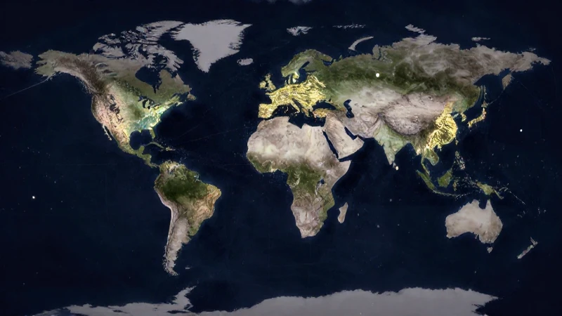 Migraciones antiguas sobre el mundo proyectado
